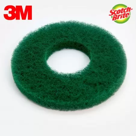 DISQUE VERT MONOBROSSE / AUTOLAVEUSE 432MM SCOTCH-BRITE 3M (X5)